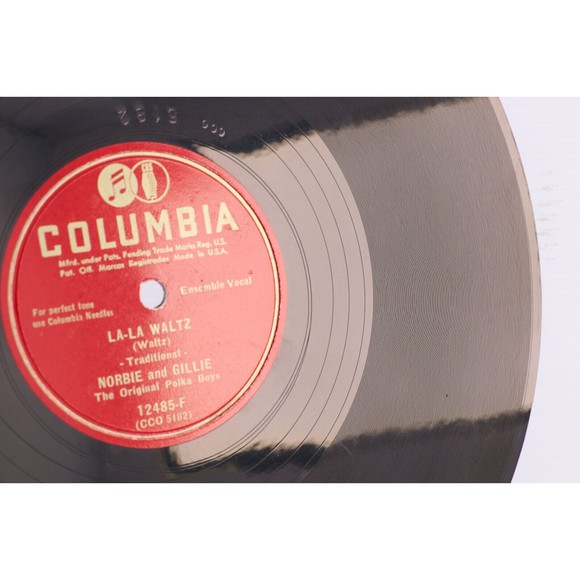 Norbie And Gillie - La-La Waltz / Tinker Polka - 1950 10" 78 rpm Record 12485-F - Picture 9 of 16